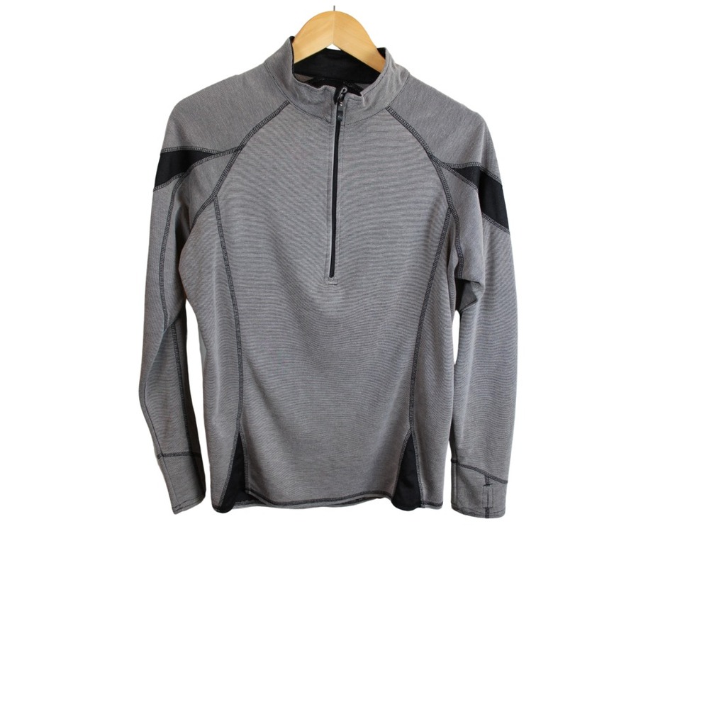 Storm Creek Women's‎ XL Pacesetter Quarter-Zip Pullover Dark Heather Gray